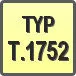 Piktogram - Typ: T.1752